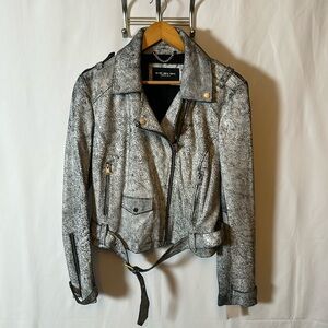NWT - Marc New York leather moto jacket